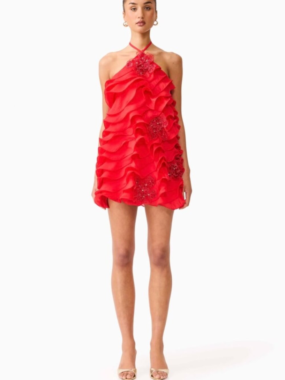 Elliatt Yvette Halter Mini Dress